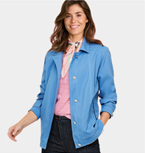 Blouson Jacket with Piping - LA195